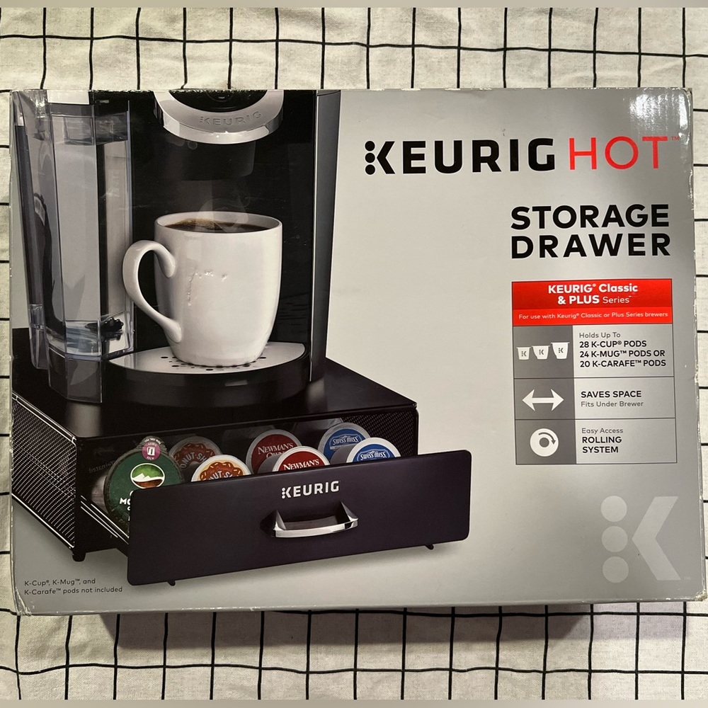 Keurig storage drawer